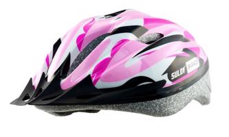 Sulov Jr-race-g růžová dětská cyklo helma