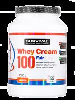 Survival Whey Cream 100 Fair Power 1000 g jahoda