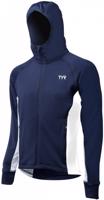 Tyr male victory warm-up jacket navy/white xl