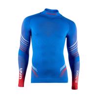 UYN Cyklistické triko s dlouhým rukávem - NATYON 2.0 SLOVAKIA - červená/bílá/modrá