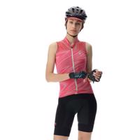 UYN Cyklistický dres bez rukávů - BIKING WAVE LADY - růžová M