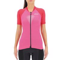 UYN Cyklistický dres s krátkým rukávem - GRANFONDO LADY - růžová M