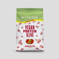 Vegan Protein Blend – příchuť bonbónů Jelly Belly v limitované edici - Jahodový cheesecake