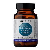 Viridian High Five Multivitamin and Mineral Formula 30 cps