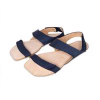 Vlnka Barefootové kožené sandály Ota - tmavě modrá