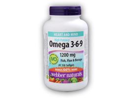 Webber Naturals Omega 3-6-9 High Potency 1200 mg 150 tobolek