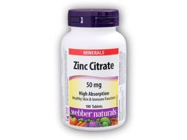 Webber Naturals Zinc Citrate 50 mg 180 tablet