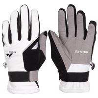 Zanier Loipe softshellové rukavice bílá-černá
