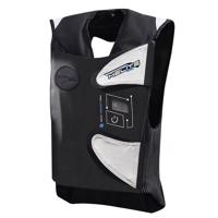 Závodní airbagová vesta Helite e-GP Air Barva černo-bílá, Velikost L rozšířená